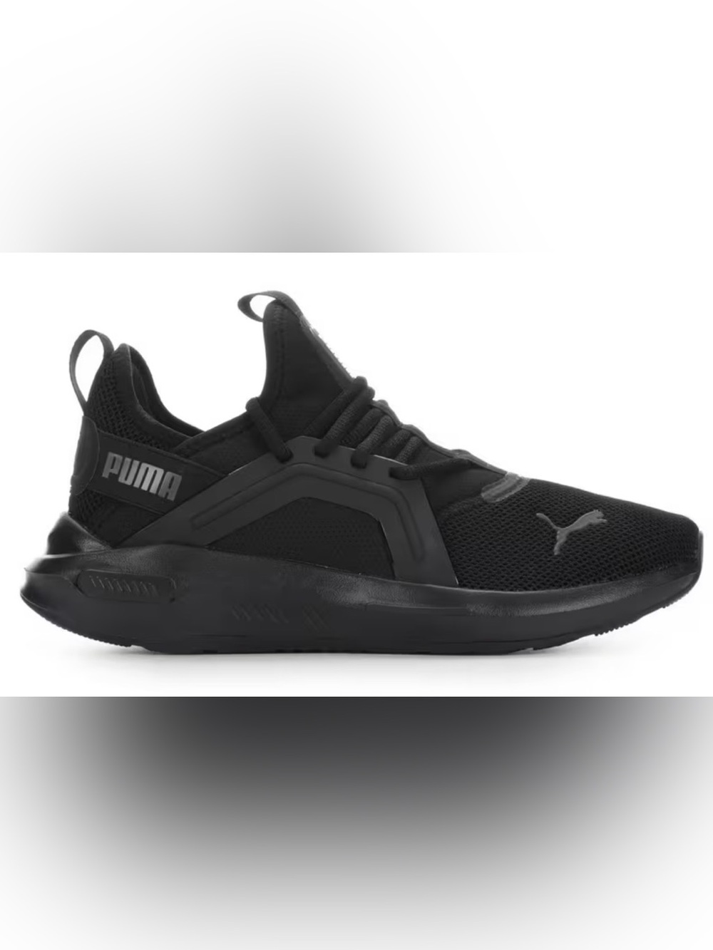 PUMA Men's All-Black Knit Performance Sneaker